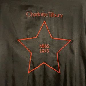 Charlotte Tilbury Black Silk Robe